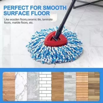 Сменная насадка для швабры vileda/O-Cedar EasyWring RinseClean, сменная насадка для швабры из микрофибры, диаметр 11 см, насадка для машинной стирки