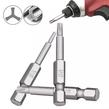 Сменная отвертка с серебряным Y-образным наконечником Y3 1/4 дюйма