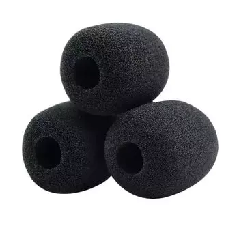Сменная поролоновая накладка для микрофона Cloud II для HyperX Cloud IIMixAlphaAlpha Alpha-SCloud Chat Гарнитура Микрофон Поп-фильтр Накладки (3-Pack)
