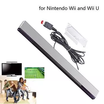 Сменная проводная панель датчика движения, совместимая с NS Wii/Wii U серебряный