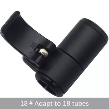 Сменная пряжка с замком для трости, детали для треккинговых палок 14 мм/16 мм/18 мм на открытом воздухе 18# чёрный