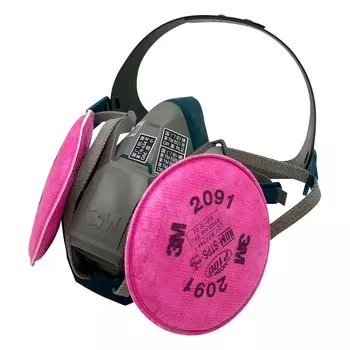 Сменная пылезащитная маска 3M M Mask и (Противогаз) 6500QL/2091-RL3M