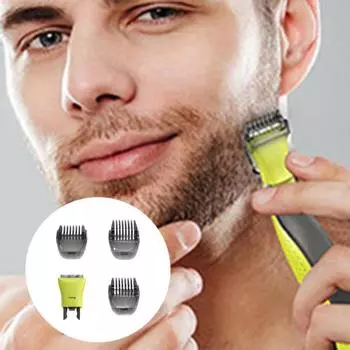 Сменная расческа с лезвием для Philips One Blade QP2520 QP2630, электробритва для мужчин, бритвенные виски, триммер для бороды, аксессуары для тела зелёный