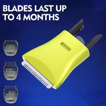Сменная расческа с лезвием для Philips One Blade QP2520 QP2630, электробритва для мужчин, бритвенные виски, триммер для бороды, аксессуары для тела зелёный