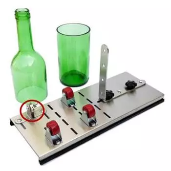 Сменная режущая головка для режущих инструментов для бутылок вина для инструментов для резки стеклянных бутылок 2.6*1.3cm серебряный