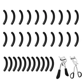 Сменная резинка для завивки ресниц [набор из 30 шт.] Сменная резинка для завивки ресниц Силиконовая накладка для замены ресниц Гибкая, эластичная, прочная черная