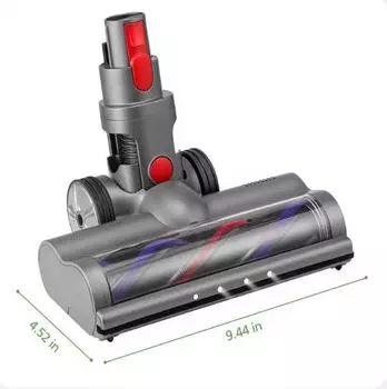 Сменная насадка-щетка xiaomi mijiaRoller для беспроводного пылесоса Dyson V7 V8 V10 V11 V15 с быстросъемным мотором и светодиодной подсветкой