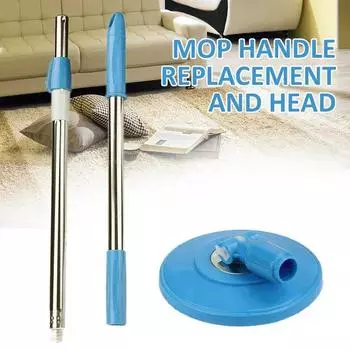 Сменная ручка для швабры Spin Mop для пола, вращающаяся на 360 градусов, ручка для швабры без педали, набор инструментов для чистки фиолетовый