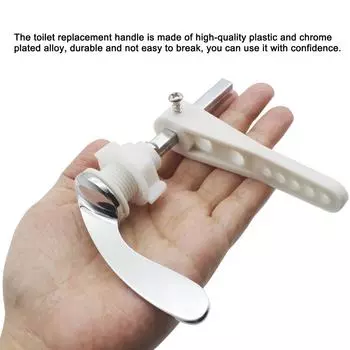 Сменная ручка для смыва бачка, прочная пластиковая металлическая ручка для унитаза, универсальная ручка для рычага смыва унитаза