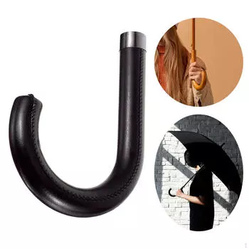 Сменная ручка для зонта-трости 10 мм, крючок для дорожных зонтов Wood Brown