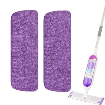 Сменная салфетка Starry Sky для швабры с водяным распылением - Бытовая дезактивационная фибровая накладка 42*14cm фиолетовый