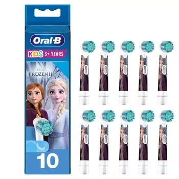 Сменная щетка Braun для мягкого набора Oral-B Kids, Щетка, Холодное сердце, 10, EB10S-10 [Б/у]