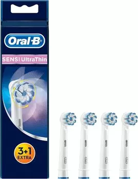 Сменная щетка Braun Oral B с мягкой сверхтонкой щетиной (4 шт) EB60-3+1