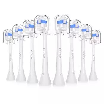 Сменная щетка HOFAM Mini для электрической зубной щетки Philips Sonicare, совместимая с щеткой Diamond Easy Healthy White, 8 шт., для чистки,