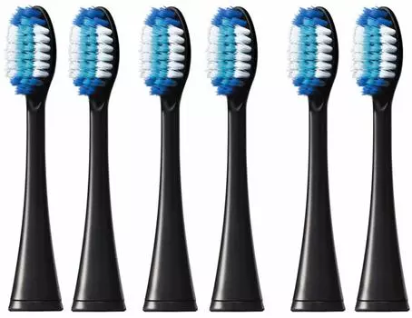Сменная щетка Panasonic Dolts Extra Fine Bristle Brush Large 2 шт. x3 набор 6 черных (Всего штук) EW0801-К чёрный