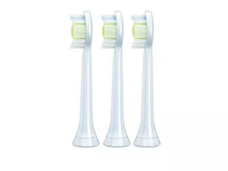 Сменная щетка Philips Sonicare Diamond Clean, стандартный размер, набор из 3 шт. (неподдельный) HX6063/01 белый