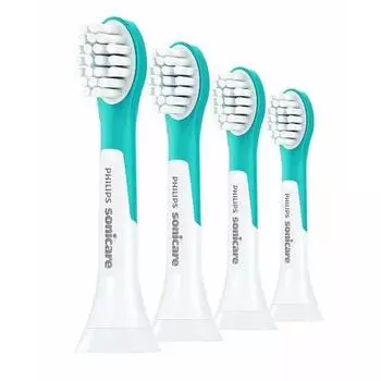 Сменная щетка Philips Sonicare Kids Mini для детей 4–12 лет, набор из 4 шт. HX6034/63