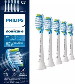 Сменная щетка Philips Sonicare Premium Clean Regular Genuine C3 White (5 кусков) HX9045/67 белый