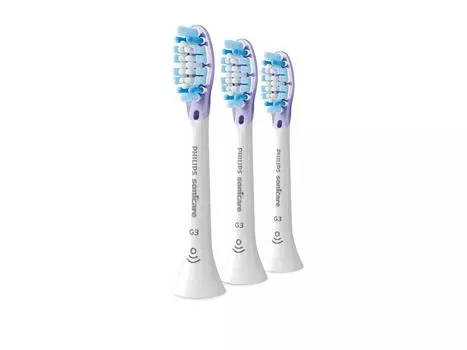 Сменная щетка Philips Sonicare Premium Gum Care, насадка для щетки, стандартный размер, белый, набор из 3 шт. (неподдельный) HX9053/11 белый