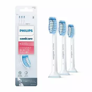 Сменная щетка Philips Sonicare Sensitive Regular Genuine белого цвета (3 куска) HX6053/63