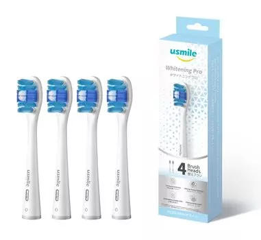Сменная щетка usmile Whitening Pro 4 шт. PCB01WHEC [] (белый)