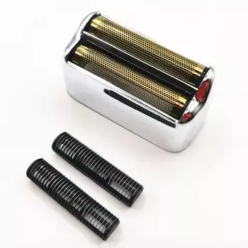 Сменная сетка для Babyliss Pro и 2 лезвия для бритвы FoilFX02 FXFS2G FXRF2 Silver #FXRF2G серебряный
