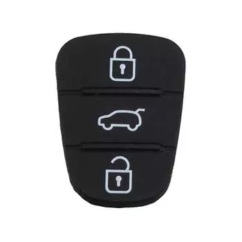 Сменная силиконовая накладка с 2 кнопками для корпуса ключа автомобиля Hyundai / Kia, без батареи