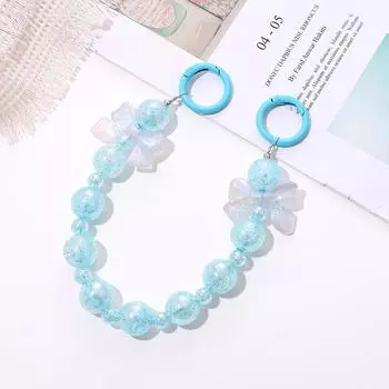 Сменная телефонная цепочка прочная фурнитура своими руками бисерные цепочки для сумок для ребенка три ручки для сумок синий