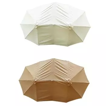 Сменная ткань для чехла для зонта с тремя головками, устойчивая к погодным условиям, чехол для навеса для патио, сада во дворе