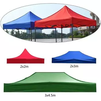 Сменная ткань для крыши беседки, водонепроницаемая ткань для защиты от солнца, тент для патио, ткань Оксфорд, УФ-защитный чехол
