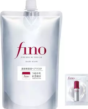 Сменная упаковка маски для волос Fino Premium Touch Serum 230 г серебряный