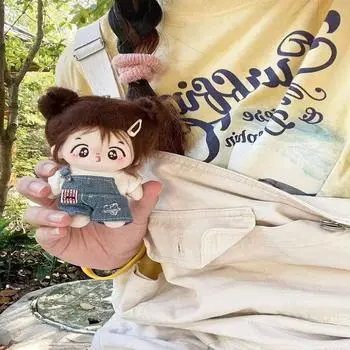 Сменное 10 см хлопковое кукольное платье, юбка, плюшевая игрушка, одежда для кукол из хлопка, одежда для кукол 10 см style C