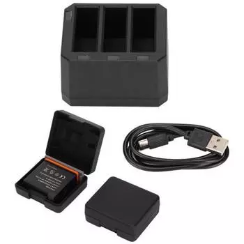 Сменное 2- и светодиодное 3-канальное USB-зарядное устройство DC 5 В 24 А Аксессуары для камеры DJI Osmo Action Camera