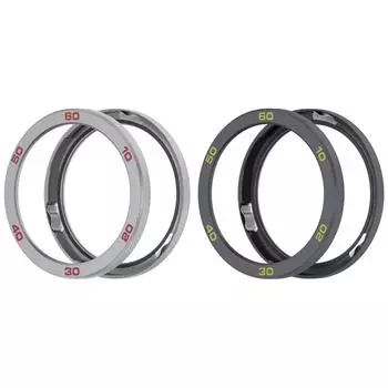 Сменное кольцо из металлического безеля с закаленным стеклом для CMF Watch Pro 2(Серебристо-красный)