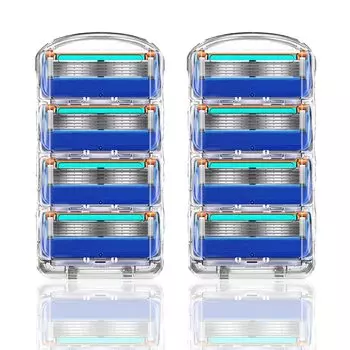 Сменное лезвие Bostti Gillette Proglide Fusion, сменное лезвие Fusion, совместимое с 5-ю ступенями