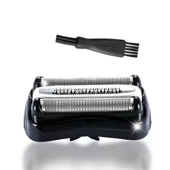Сменное лезвие Braun Series 3 High Precision S3 32B, совместимое с бритвой, сменное лезвие, совместимое со сменными частями, черное сетчатое лезвие серебряный