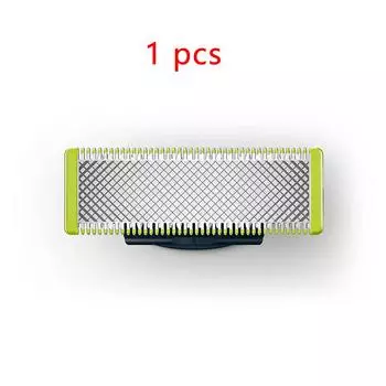 Сменное лезвие для Philips Oneblade, триммер для бритвы для бороды QP210 QP220 QP230 QP2520 QP2530 QP2527 QP2533 QP2630 QP6520 1 pcs зелёный