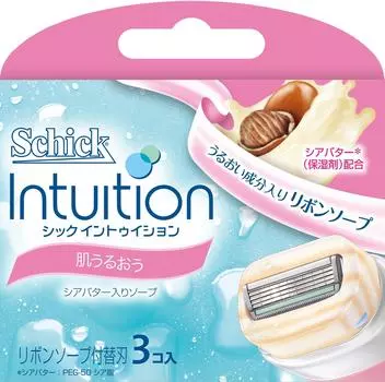 Сменное лезвие Schick Intuition для увлажнения кожи (3 куска)