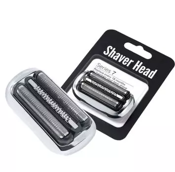 Сменное лезвие серии 7 73S Сетчатое лезвие Встроенное внутреннее лезвие Совместимость с бритвой Серия 7 Совместимость со сменными лезвиями Можно мыть [7 серебряный