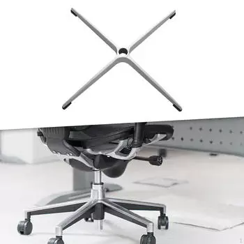 Сменное основание офисного стула с отверстием 1,5 дюйма для тяжелых условий эксплуатации для поворотного стола, запасная часть 330mm Radius