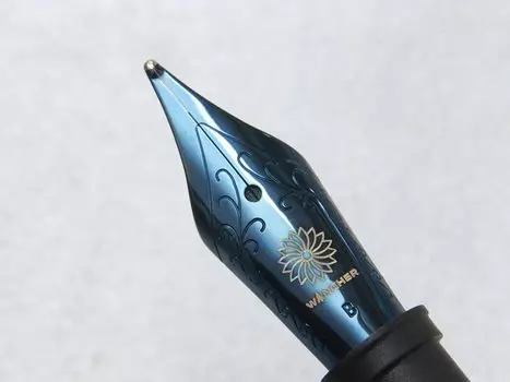 Сменное перо WANCHER Jowo Nib Midnight Blue из нержавеющей стали Перьевая ручка WANCHER Сделано в Германии Jowo для перьевых ручек #6 (B Жирный) синий