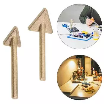 Сменное жало паяльника Плоская головка Пластиковый ремонт Удаление сглаживающей головки Паяльная треугольная электрическая пайка CHINA