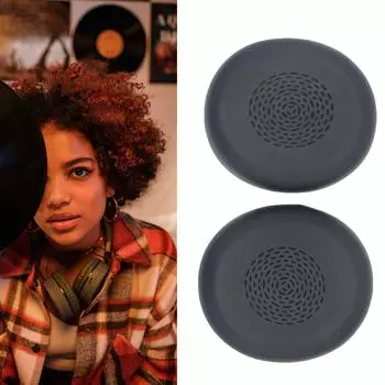 Сменные амбушюры из протеиновой кожи, амбушюры, амбушюры, подушечки для беспроводных наушников Jabra Evolve2 75 для ПК, гарнитуры