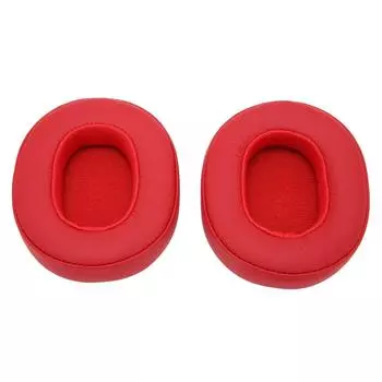 Сменные амбушюры из протеиновой кожи для беспроводных наушников Skullcandy Crusher 3.0 Hesh3, ремонт амбушюров красный