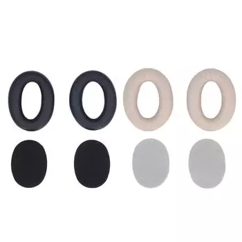 Сменные амбушюры из высокоплотной пены с протеиновой кожей, шумоизоляция для WH-1000XM2 Light Brown