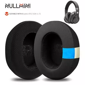 Сменные амбушюры Nullmini для наушников Bluedio UFO, Faith 2, F2, охлаждающие гелевые амбушюры, подушечка, оголовье