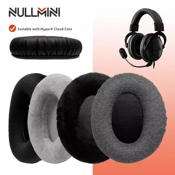 Сменные амбушюры NullMini для наушников HyperX Cloud Core, амбушюры, оголовье, головная повязка