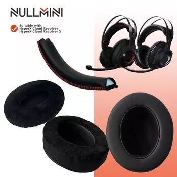 Сменные амбушюры NullMini для наушников HyperX Cloud Revolver Revolver S Headband Eararmuff Sleeve Headset