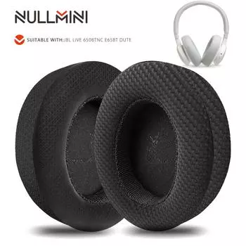 Сменные амбушюры Nullmini для наушников JBL LIVE 650BTNC E65BT DUET NC, охлаждающие гелевые амбушюры, подушечки для наушников, оголовье