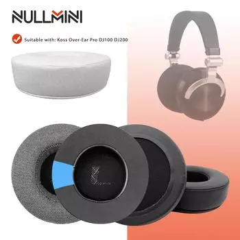 Сменные амбушюры NullMini для наушников Koss Over-Ear Pro DJ100 DJ200, амбушюры, охлаждающий гель, оголовье